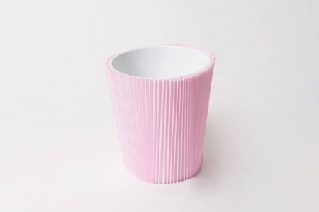 Paquet de 100 manchettes rose clair H12.5cm