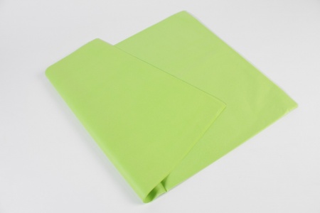 Paquet de 240 feuilles papier de soie vert clair 50x75cm