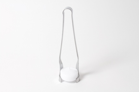 Pince à bougie en métal H20.5cm