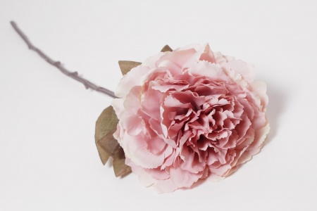Pivoine artificielle rose H68cm