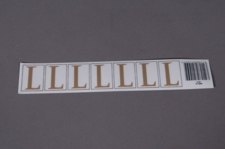 Pochette de 50 lettres L 33mm
