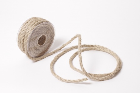 Rouleau de corde de jute naturel 8mm x 10m