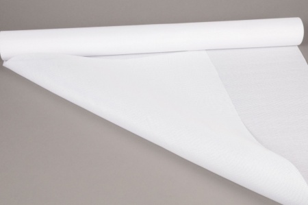 Rouleau de tissu blanc 70cm x 4.5m