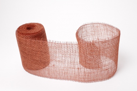 Rouleau de toile de jute terracota 15cm x 10m