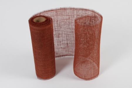 Rouleau de toile de jute terracotta 30cm x 5m