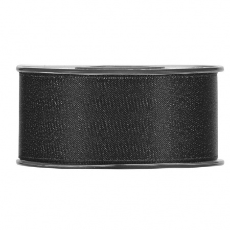 Ruban de satin noir 40mmx25m
