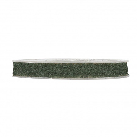 Ruban en laine vert 6mm x 10m