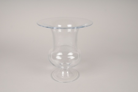 Vase Médicis en verre D21cm H23cm